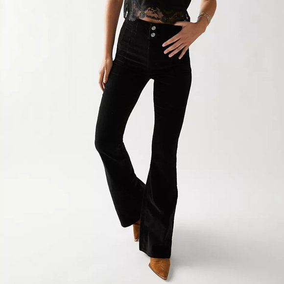 NWT Free People Jayde High Rise Flare Jeans Size 25 - Picture 4 of 11